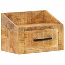 vidaXL Éjjeliszekrény fiókkal Barna 40 x 30 x 30 cm Tömör mangófa