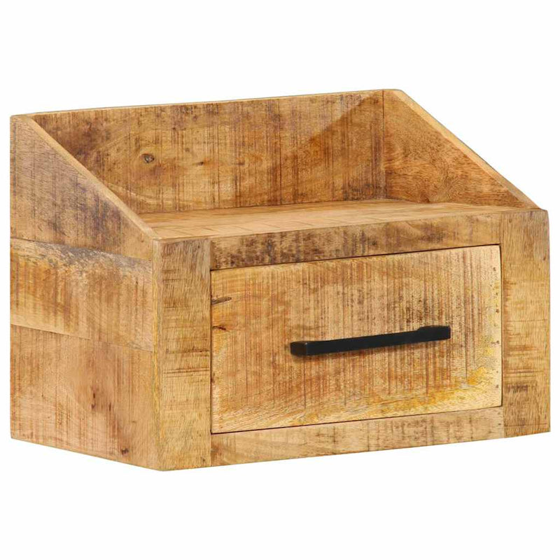 vidaXL Éjjeliszekrény fiókkal Barna 40 x 30 x 30 cm Tömör mangófa