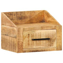 vidaXL Éjjeliszekrény fiókkal Barna 40 x 30 x 30 cm Tömör mangófa