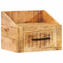 vidaXL Éjjeliszekrény fiókkal Barna 40 x 30 x 30 cm Tömör Mangófát