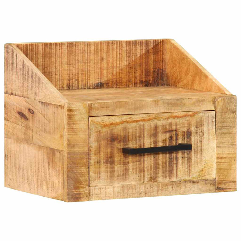 vidaXL Éjjeliszekrény fiókkal Barna 40 x 30 x 30 cm Tömör mangófa