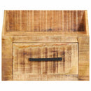 vidaXL Éjjeliszekrény fiókkal Barna 40 x 30 x 30 cm Tömör Mangófát