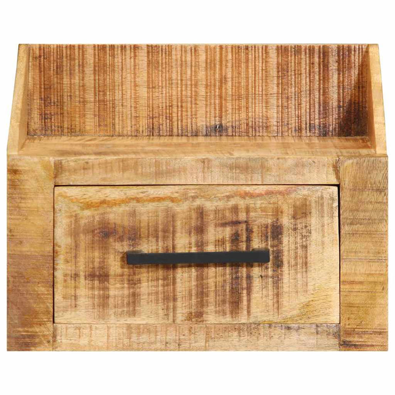 vidaXL Éjjeliszekrény fiókkal Barna 40 x 30 x 30 cm Tömör mangófa