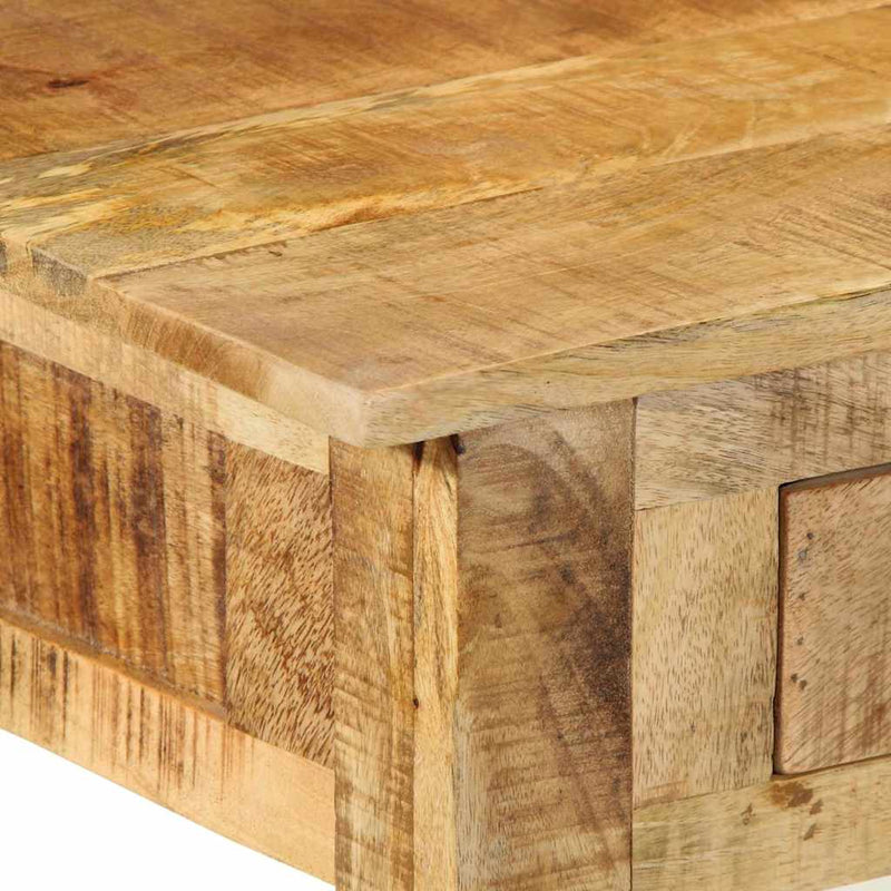 vidaXL Öltözködőasztal fiókkal Barna 100 x 40 x 120 cm Tömör mangófa