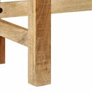 vidaXL Öltözködőasztal fiókkal Barna 100 x 40 x 120 cm Tömör mangófa