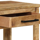 vidaXL Öltözködőasztal fiókkal Barna 100 x 40 x 120 cm Tömör Mangófát