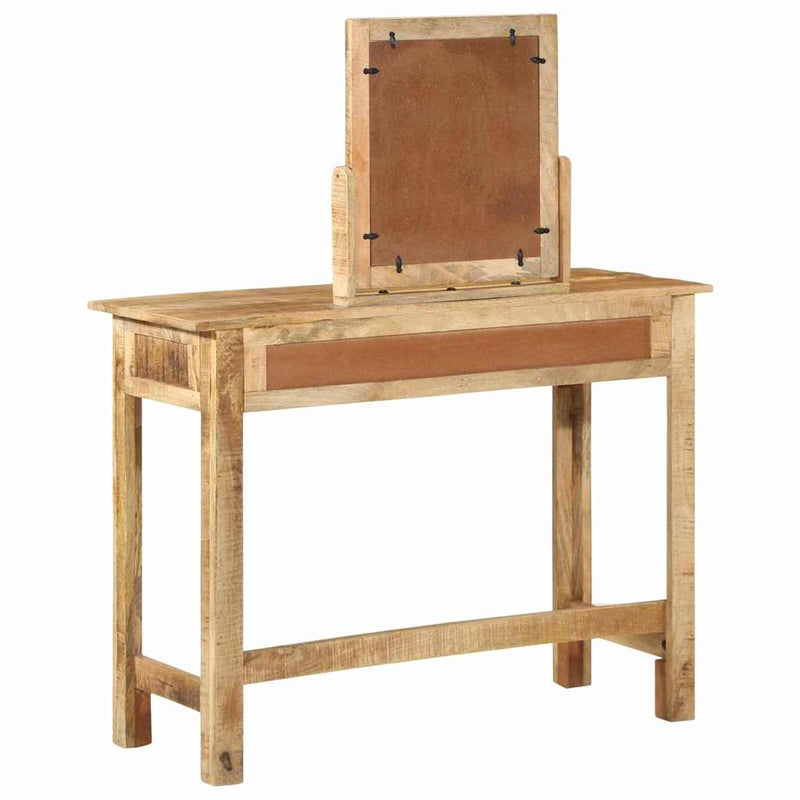 vidaXL Öltözködőasztal fiókkal Barna 100 x 40 x 120 cm Tömör mangófa