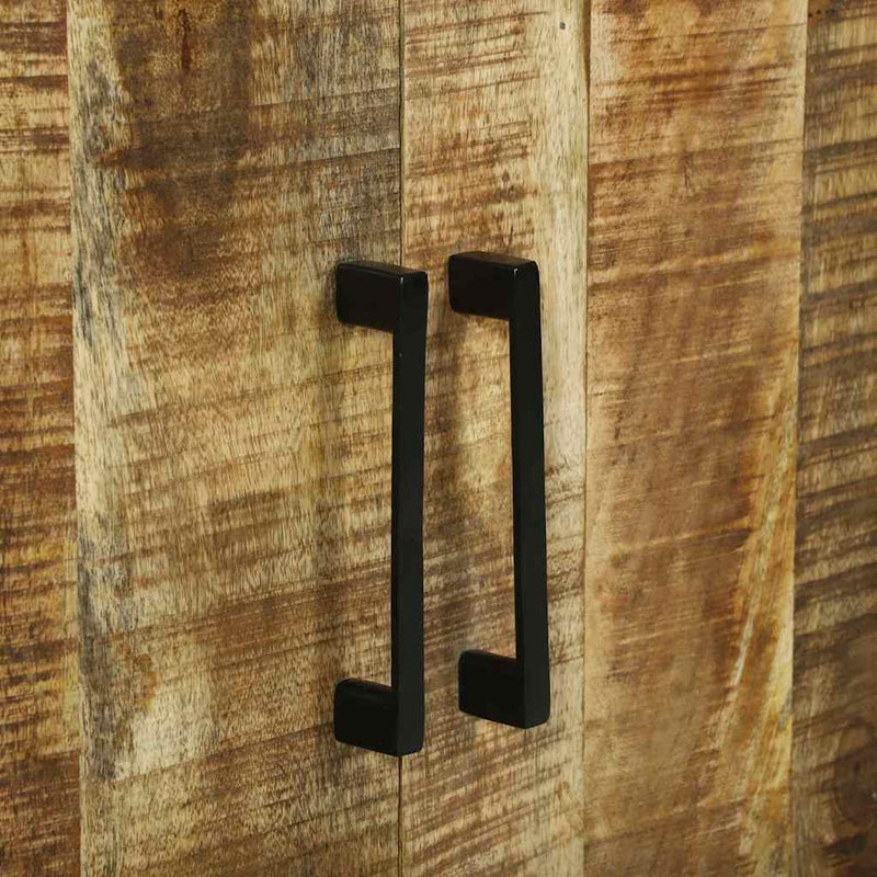 vidaXL Tálalószekrény Barna 70 x 35 x 70 cm Tömör mangófa