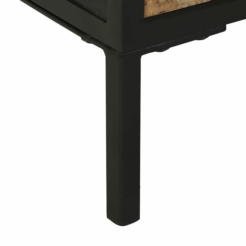 vidaXL Tálalószekrény Barna 70 x 35 x 70 cm Tömör mangófa
