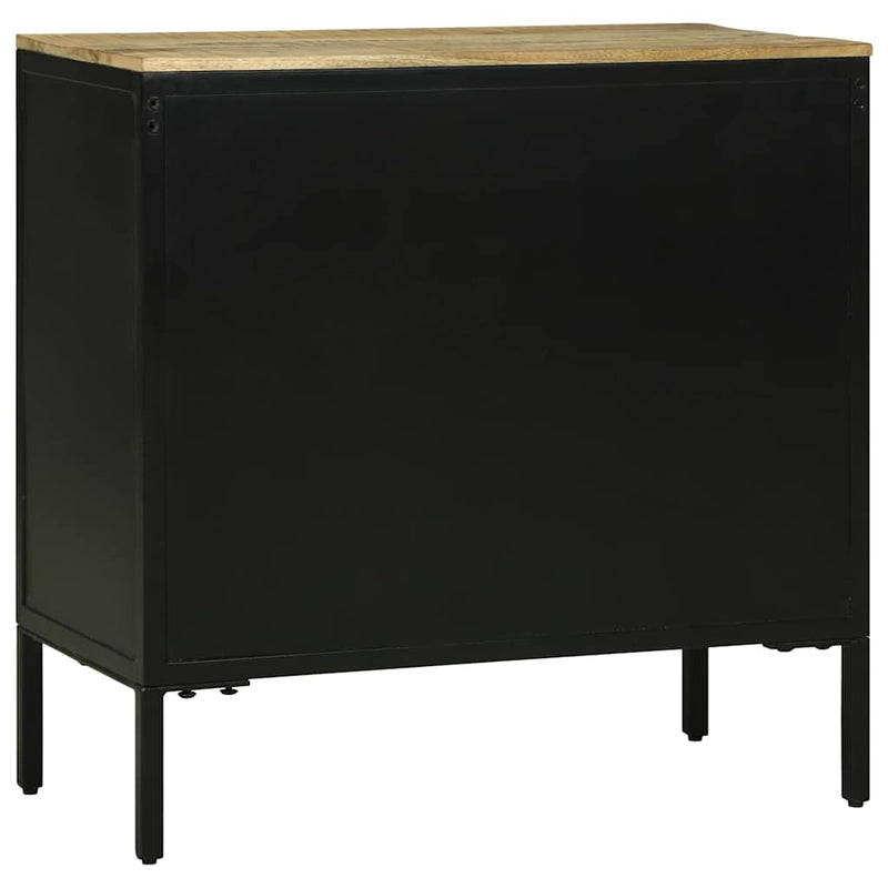vidaXL Tálalószekrény Barna 70 x 35 x 70 cm Tömör mangófa