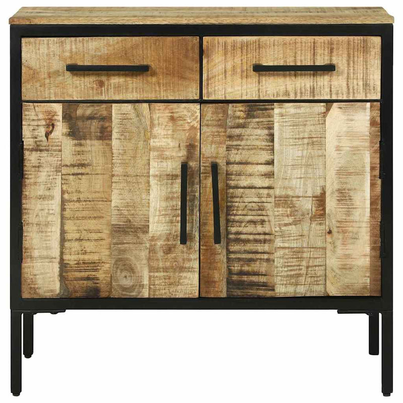 vidaXL Tálalószekrény Barna 70 x 35 x 70 cm Tömör mangófa