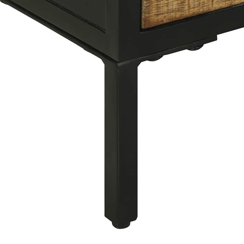 vidaXL Tálalószekrény Barna 70 x 35 x 70 cm Tömör mangófa