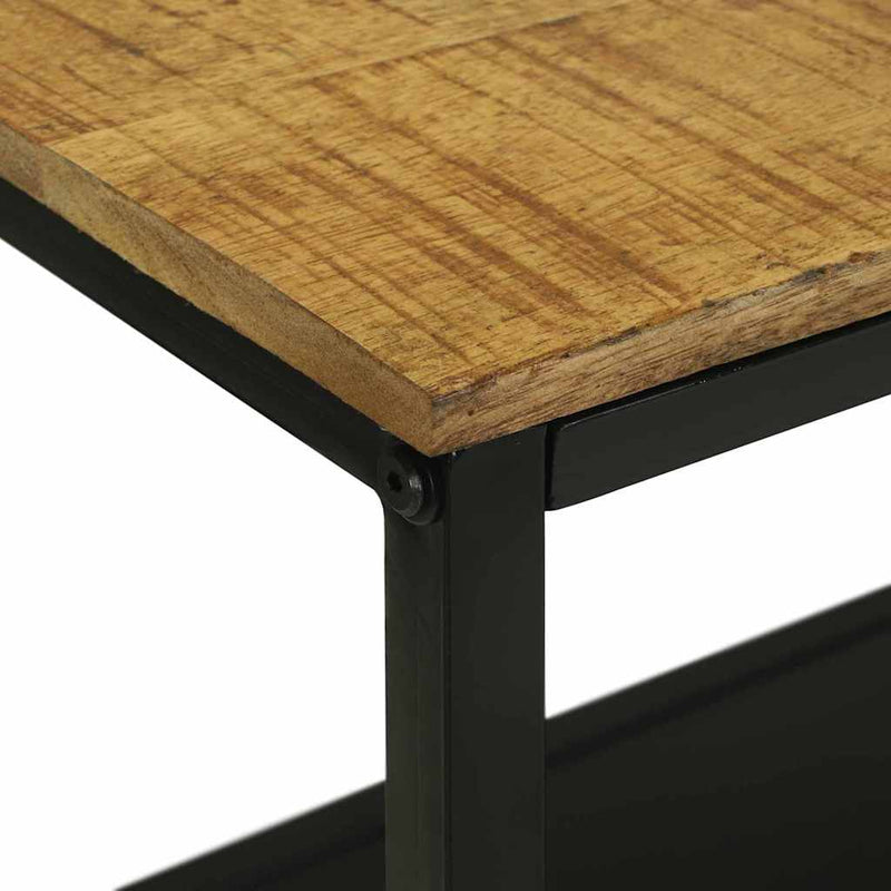 vidaXL Könyvespolc Barna 70 x 35 x 110 cm Tömör mangófa