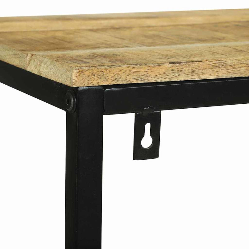 vidaXL Könyvespolc Barna 70 x 35 x 110 cm Tömör mangófa