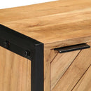 vidaXL Éjjeliszekrény Barna 40 x 30 x 50 cm Tömör akácfa