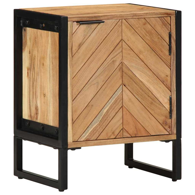 vidaXL Éjjeliszekrény Barna 40 x 30 x 50 cm Tömör akácfa