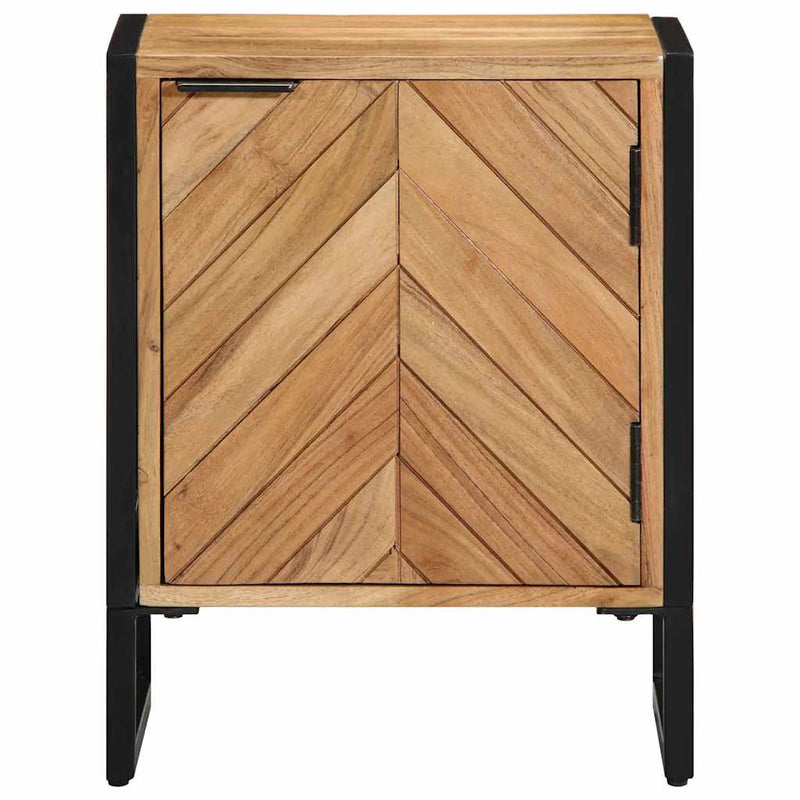 vidaXL Éjjeliszekrény Barna 40 x 30 x 50 cm Tömör akácfa