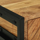 vidaXL Éjjeliszekrény fiókkal Barna 40 x 35 x 50 cm Tömör akácfa