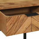 vidaXL Éjjeliszekrény fiókkal Barna 40 x 35 x 50 cm Tömör akácfa