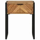vidaXL Éjjeliszekrény fiókkal Barna 40 x 35 x 50 cm Tömör akácfa