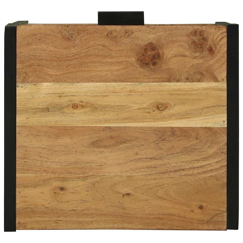 vidaXL Éjjeliszekrény fiókkal Barna 40 x 35 x 50 cm Tömör akácfa