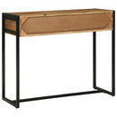 vidaXL Konzolasztal fiókkal Barna 90 x 35 x 75 cm tömör mangófa