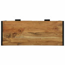 vidaXL Konzolasztal fiókkal Barna 90 x 35 x 75 cm Tömör Akácfa
