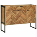 vidaXL Széf 100 x 30 x 75 cm Tömör akácfa