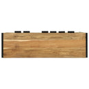 vidaXL Széf 100 x 30 x 75 cm Tömör akácfa