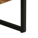 vidaXL Széf 50 x 35 x 75 cm Tömör akácfa