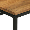 vidaXL Asztal fiókkal tárolóval Barna 110 x 50 x 87 cm Tömör akácfa