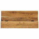 vidaXL Asztal fiókkal tárolóval Barna 110 x 50 x 87 cm Tömör akácfa