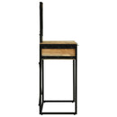 vidaXL Öltözködőasztal fiókkal Barna 100 x 40 x 120 cm Tömör Akácfa