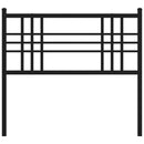 vidaXL fekete fém csere fejtámla 100 cm