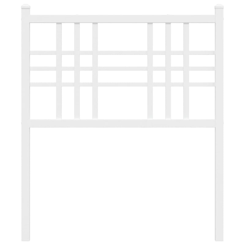 vidaXL fehér fém fejtámla 75 cm
