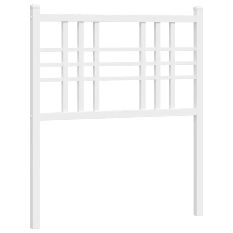 vidaXL fehér fém fejtámla 80 cm