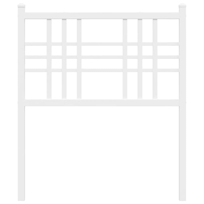 vidaXL fehér fém fejtámla 80 cm