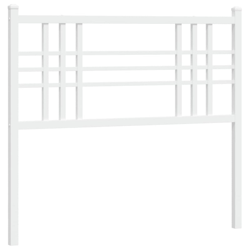 vidaXL fehér fém fejtámla 100 cm