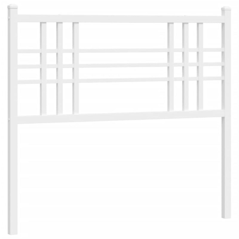vidaXL fehér fém fejtámla 107 cm