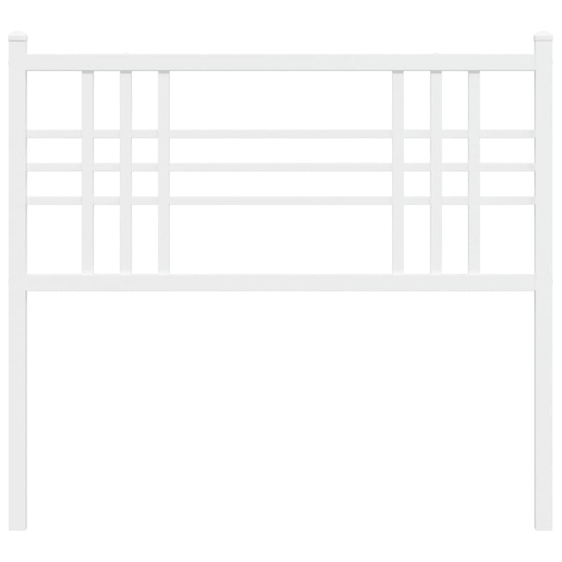 vidaXL fehér fém fejtámla 107 cm