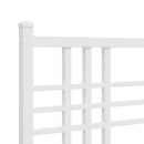vidaXL fehér fém csere fejtámla 107 cm