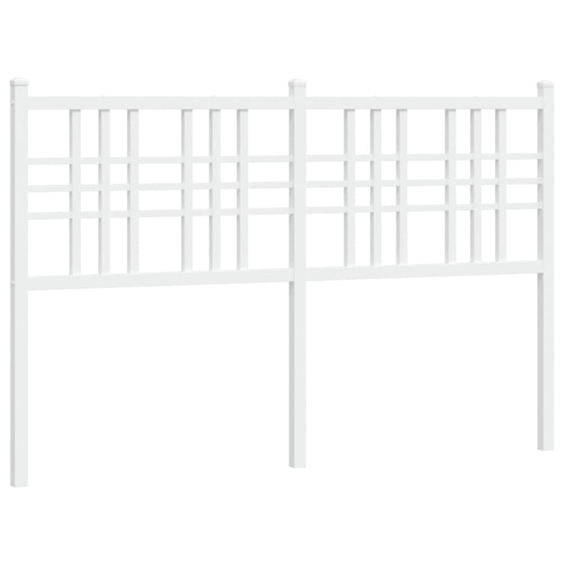 vidaXL fehér fém fejtámla 120 cm
