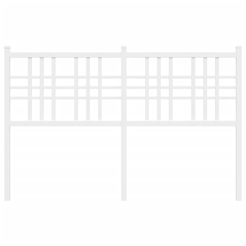 vidaXL fehér fém fejtámla 120 cm