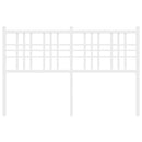 vidaXL fehér fém fejtámla 137 cm