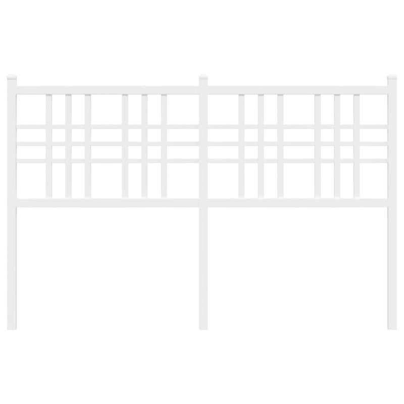 vidaXL fehér fém fejtámla 137 cm