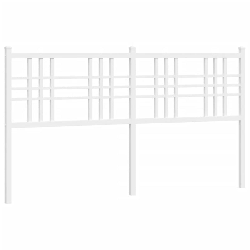 vidaXL fehér fém fejtámla 150 cm