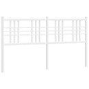 vidaXL fehér fém csere fejtámla 160 cm