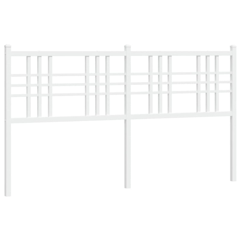vidaXL fehér fém fejtámla 160 cm
