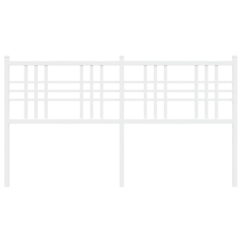 vidaXL fehér fém fejtámla 160 cm
