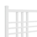 vidaXL fehér fém csere fejtámla 180 cm